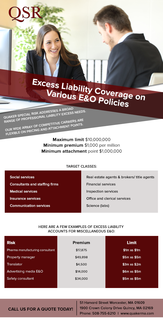 Excess Liability (E&O) Insurance
