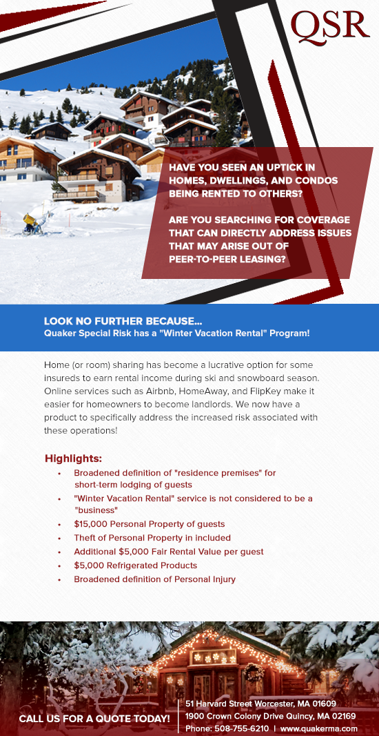 Winter Vacation Rental Program