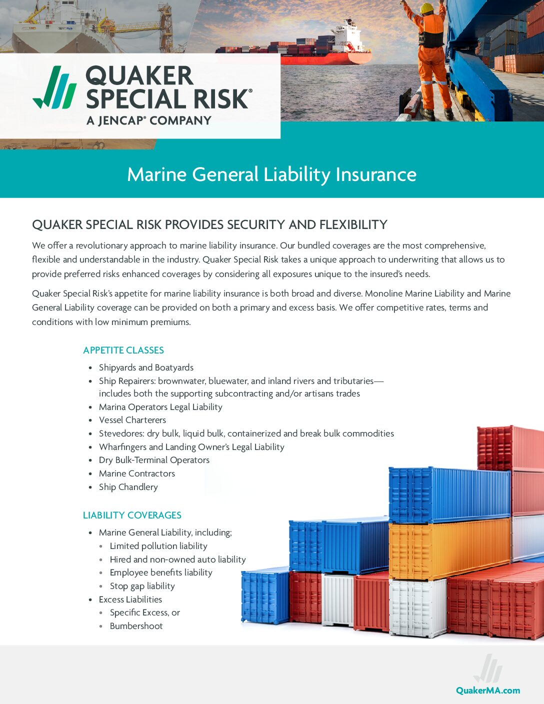 Marine General Liability Insurance
